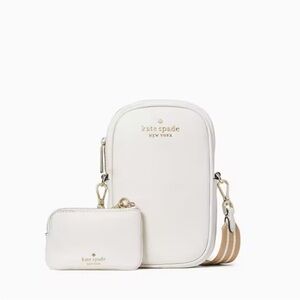 Kate Spade Rosie North South Crossbody Cream Parchment Multi NWOT